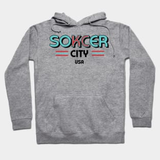 Kansas City Soccer City USA Current White Hoodie